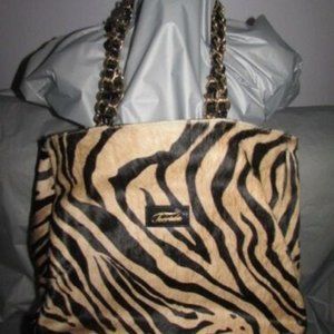 Terrida Made In Italy Hair On Hide Tan Zebra Anima
